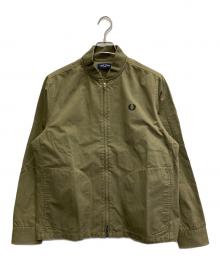 FRED PERRY（フレッドペリー）の古着「Zip Bomber Overshirt」｜オリーブ
