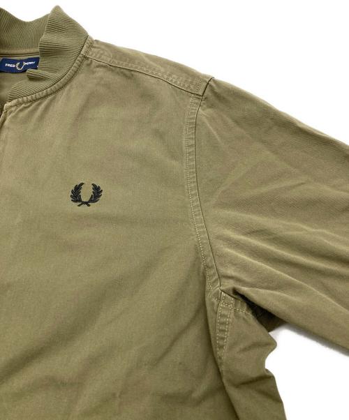 FRED PERRY（フレッドペリー）FRED PERRY (フレッドペリー) Zip Bomber Overshirt オリーブ サイズ:Mの古着・服飾アイテム