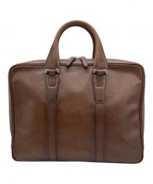 BALZO（バルゾ）の古着「レザーブリーフケース」｜ブラウン