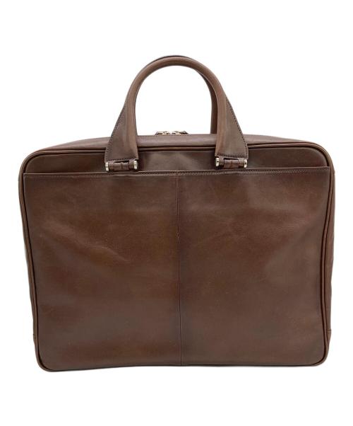 BALZO（バルゾ）BALZO (バルゾ) レザーブリーフケース ブラウンの古着・服飾アイテム