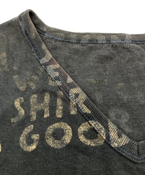 Maison Margiela（メゾンマルジェラ）Maison Margiela (メゾンマルジェラ) AIDｓ TEE グレー サイズ:Lの古着・服飾アイテム