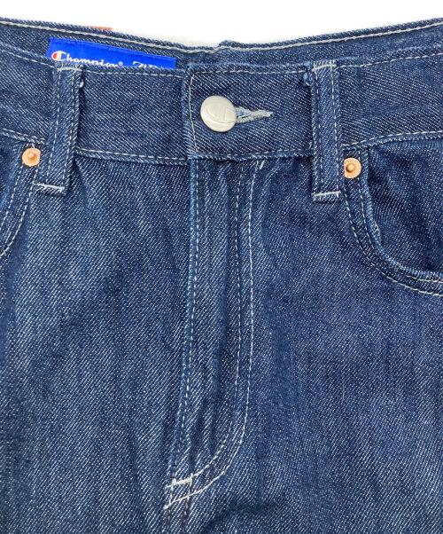 ZARA（ザラ）ZARA (ザラ) Champion (チャンピオン) ワイドデニムパンツ インディゴ サイズ:13-14の古着・服飾アイテム