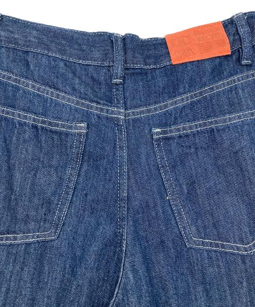 ZARA（ザラ）ZARA (ザラ) Champion (チャンピオン) ワイドデニムパンツ インディゴ サイズ:13-14の古着・服飾アイテム