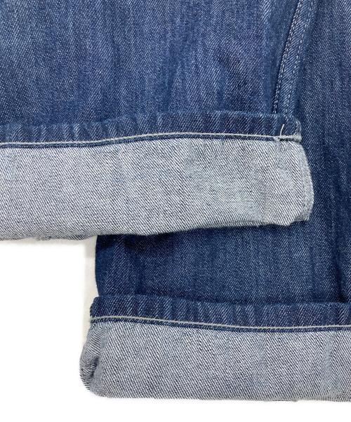 ZARA（ザラ）ZARA (ザラ) Champion (チャンピオン) ワイドデニムパンツ インディゴ サイズ:13-14の古着・服飾アイテム