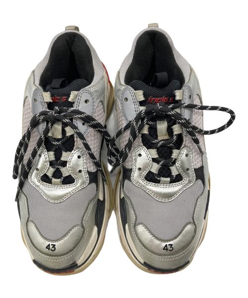 BALENCIAGA（バレンシアガ）BALENCIAGA (バレンシアガ) TRIPLE S グレー サイズ:28.5の古着・服飾アイテム
