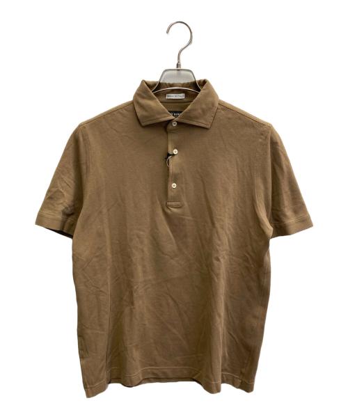 UNITED ARROWS（ユナイテッドアローズ）UNITED ARROWS (ユナイテッドアローズ) GUY ROVER (ギローバー) ピケ ポロシャツ ブラウン サイズ:Lの古着・服飾アイテム