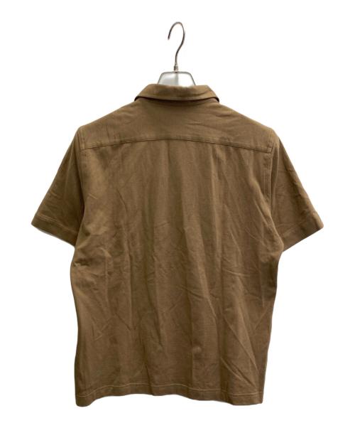 UNITED ARROWS（ユナイテッドアローズ）UNITED ARROWS (ユナイテッドアローズ) GUY ROVER (ギローバー) ピケ ポロシャツ ブラウン サイズ:Lの古着・服飾アイテム