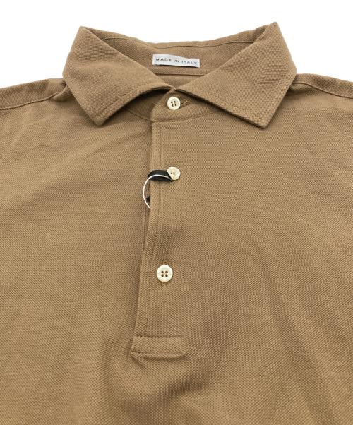 UNITED ARROWS（ユナイテッドアローズ）UNITED ARROWS (ユナイテッドアローズ) GUY ROVER (ギローバー) ピケ ポロシャツ ブラウン サイズ:Lの古着・服飾アイテム