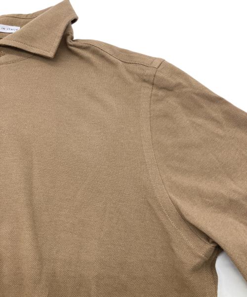 UNITED ARROWS（ユナイテッドアローズ）UNITED ARROWS (ユナイテッドアローズ) GUY ROVER (ギローバー) ピケ ポロシャツ ブラウン サイズ:Lの古着・服飾アイテム