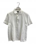 UNITED ARROWS×GUY ROVERユナイテッドアローズ×ギローバー）の古着「ピケ ポロシャツ」｜ホワイト