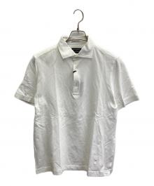 UNITED ARROWS×GUY ROVER（ユナイテッドアローズ×ギローバー）の古着「ピケ ポロシャツ」｜ホワイト