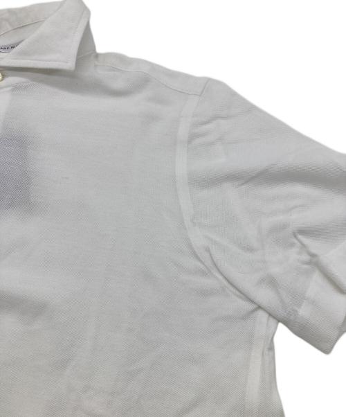 UNITED ARROWS（ユナイテッドアローズ）UNITED ARROWS (ユナイテッドアローズ) GUY ROVER (ギローバー) ピケ ポロシャツ ホワイト サイズ:Lの古着・服飾アイテム