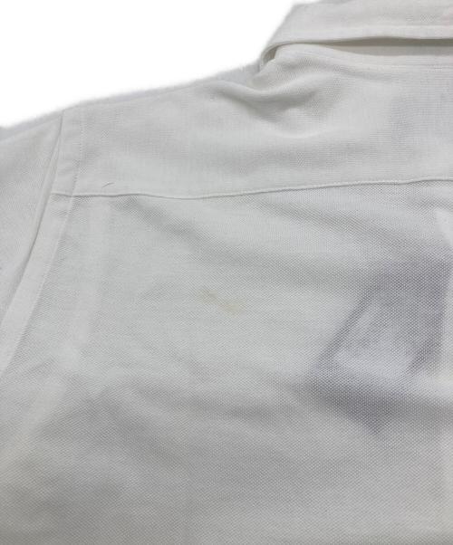 UNITED ARROWS（ユナイテッドアローズ）UNITED ARROWS (ユナイテッドアローズ) GUY ROVER (ギローバー) ピケ ポロシャツ ホワイト サイズ:Lの古着・服飾アイテム