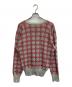 EMPORIO ARMANI (エンポリオ アルマーニ) 　90s　柄ニット ベージュ×レッド サイズ:M：8000円
