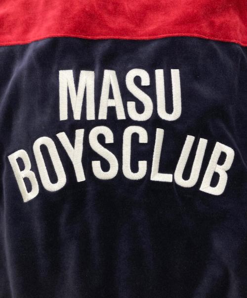 masu（エムエーエスユー）MASU (エムエーエスユー) PUMA (プーマ) T7 SHORT TRACK HOODIE ネイビー×レッド サイズ:Mの古着・服飾アイテム
