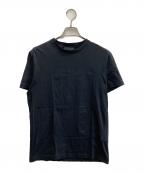 PRADAプラダ）の古着「三角プレートパッチＴシャツ」｜ブラック