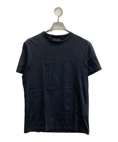 PRADA（プラダ）PRADA (プラダ) 三角プレートパッチＴシャツ ブラック サイズ:Mの古着・服飾アイテム