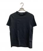 PRADAプラダ）の古着「三角プレートパッチＴシャツ」｜ブラック