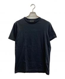 PRADA（プラダ）の古着「三角プレートパッチＴシャツ」｜ブラック