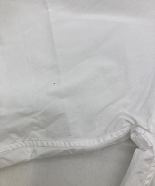 PRADA（プラダ）PRADA (プラダ) ロゴパッチ コットン オープンカラーシャツ ホワイト サイズ:XSの古着・服飾アイテム