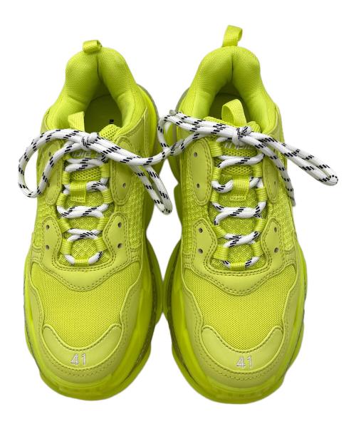 BALENCIAGA（バレンシアガ）BALENCIAGA (バレンシアガ) Triple S Clear Sole スニーカー イエロー サイズ:27の古着・服飾アイテム