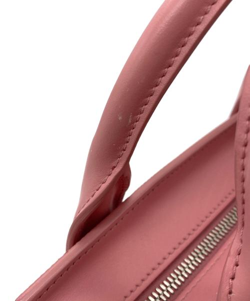 PRADA（プラダ）PRADA (プラダ) サフィアーノ レザー 2WAY ハンドバック ピンクの古着・服飾アイテム