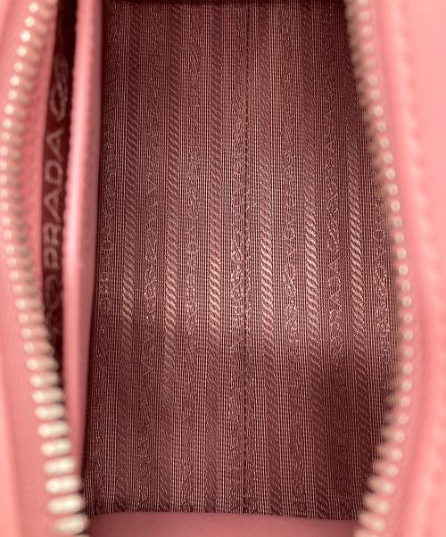 PRADA（プラダ）PRADA (プラダ) サフィアーノ レザー 2WAY ハンドバック ピンクの古着・服飾アイテム