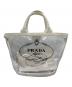 PRADA（プラダ）の古着「CANAPA PLEX 2WAY クリアトートバック」｜ホワイト