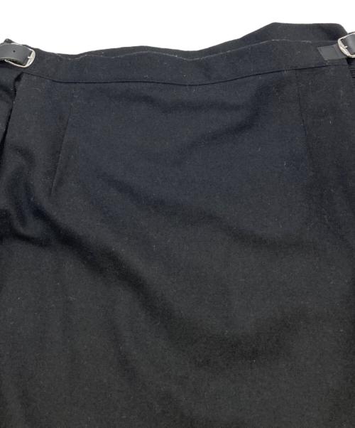 O'NEIL OF DUBLIN（オニールオブダブリン）O'NEIL OF DUBLIN (オニールオブダブリン) ラップスカート ブラック サイズ:SIZE40の古着・服飾アイテム