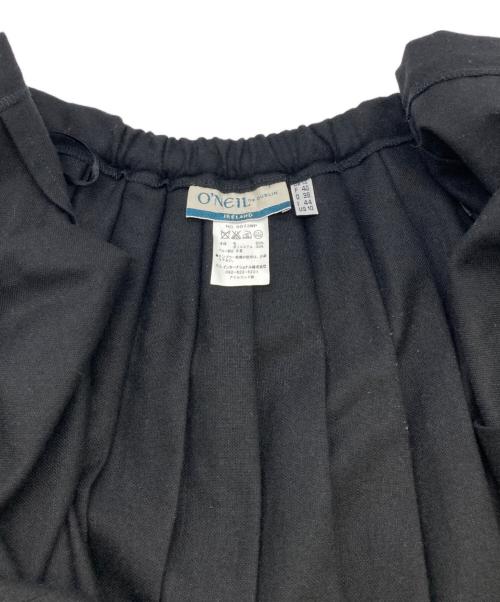 O'NEIL OF DUBLIN（オニールオブダブリン）O'NEIL OF DUBLIN (オニールオブダブリン) ラップスカート ブラック サイズ:SIZE40の古着・服飾アイテム