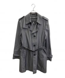 BURBERRY BLACK LABEL（バーバリーブラックレーベル）の古着「ライナー付トレンチコート」｜グレー