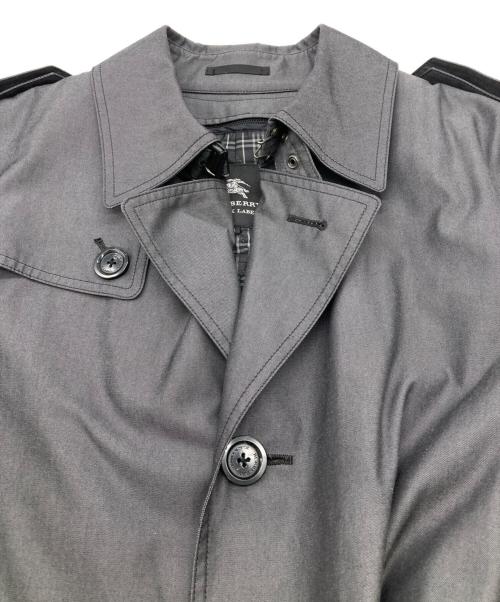 BURBERRY BLACK LABEL（バーバリーブラックレーベル）BURBERRY BLACK LABEL (バーバリーブラックレーベル) ライナー付トレンチコート グレー サイズ:LLの古着・服飾アイテム