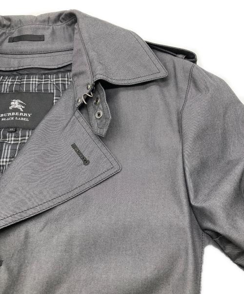 BURBERRY BLACK LABEL（バーバリーブラックレーベル）BURBERRY BLACK LABEL (バーバリーブラックレーベル) ライナー付トレンチコート グレー サイズ:LLの古着・服飾アイテム