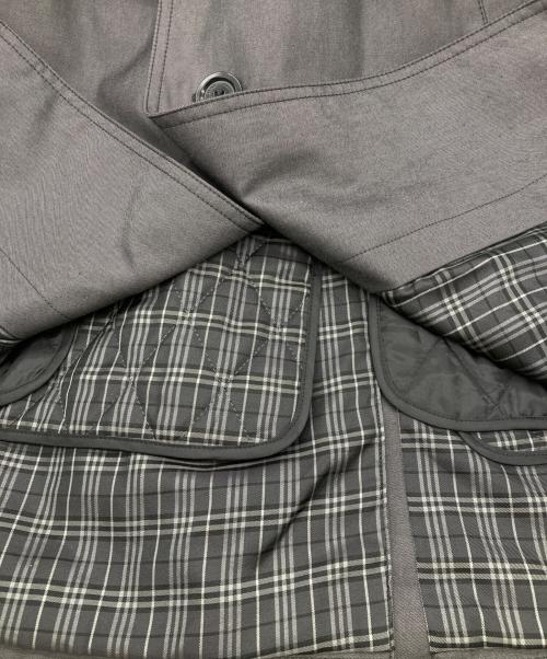 BURBERRY BLACK LABEL（バーバリーブラックレーベル）BURBERRY BLACK LABEL (バーバリーブラックレーベル) ライナー付トレンチコート グレー サイズ:LLの古着・服飾アイテム
