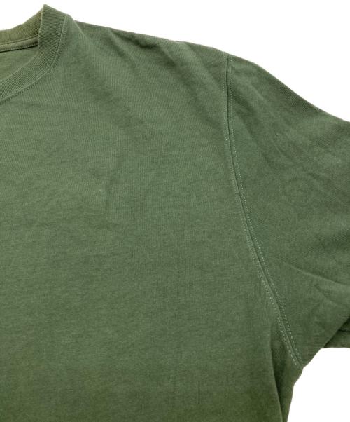THE BLACK EYE PATCH（ブラックアイパッチ）THE BLACK EYE PATCH (ブラックアイパッチ) 取扱注意ロゴTシャツ グリーン サイズ:Lの古着・服飾アイテム