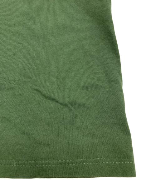 THE BLACK EYE PATCH（ブラックアイパッチ）THE BLACK EYE PATCH (ブラックアイパッチ) 取扱注意ロゴTシャツ グリーン サイズ:Lの古着・服飾アイテム