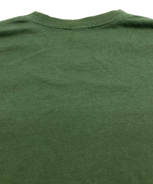 THE BLACK EYE PATCH（ブラックアイパッチ）THE BLACK EYE PATCH (ブラックアイパッチ) 取扱注意ロゴTシャツ グリーン サイズ:Lの古着・服飾アイテム