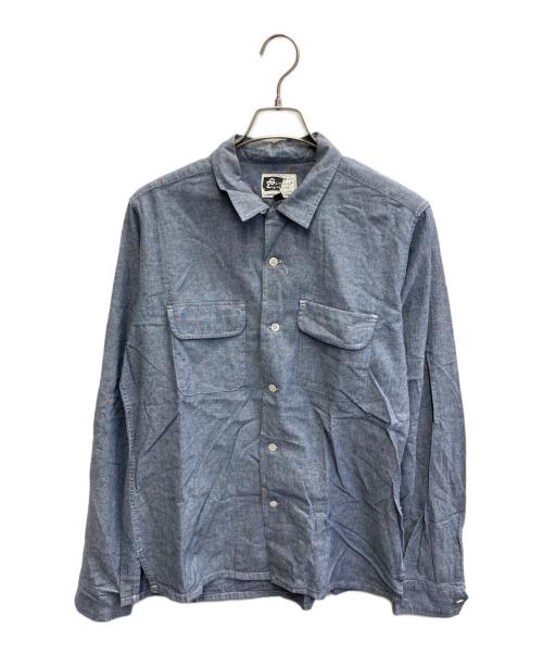 Engineered Garments（エンジニアド ガーメンツ）Engineered Garments (エンジニアド ガーメンツ) オープンカラーシャツ インディゴ サイズ:Mの古着・服飾アイテム