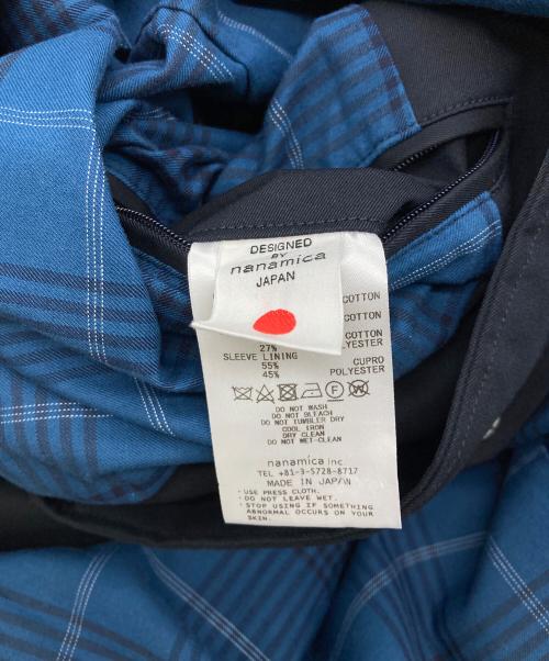nanamica（ナナミカ）nanamica (ナナミカ) GORE-TEX Balmacaan Coat ネイビー サイズ:XSの古着・服飾アイテム