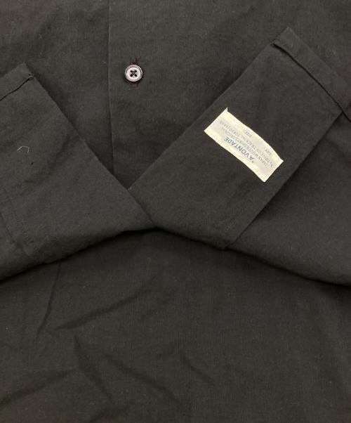A vontade（アボンタージ）A vontade (アボンタージ) オープンカラーシャツ ブラック サイズ:Lの古着・服飾アイテム