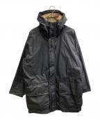 Barbourバブアー）の古着「OVERSIZED HIKING WAX オイルドコート」｜ブラック