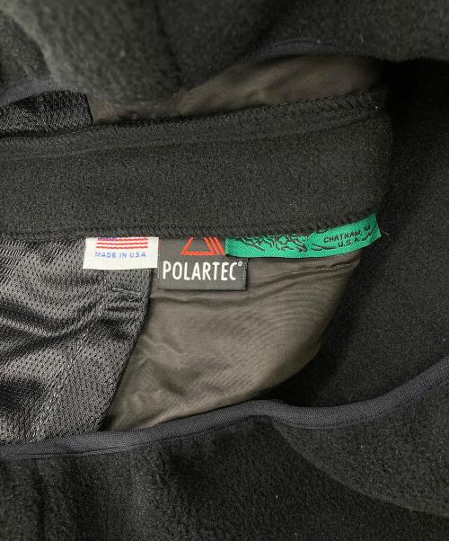 LOG HOUSE DESIGNS（ログハウスデザイン）LOG HOUSE DESIGNS (ログハウスデザイン) POLARTEC (ポーラテック) ECWCS FLEECE JACKET ブラック サイズ:Mの古着・服飾アイテム
