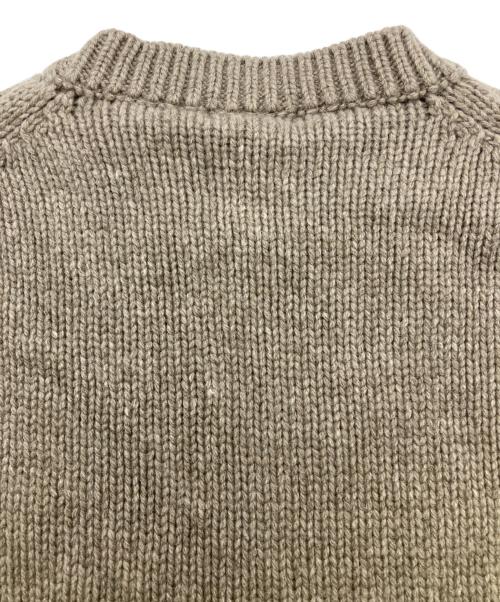 AGAIN（アゲイン）AGAIN (アゲイン) ウールカシミヤニット ベージュ サイズ:不明（記載無し）の古着・服飾アイテム
