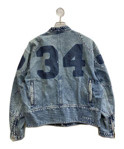 AMBUSH（アンブッシュ）AMBUSH (アンブッシュ) DENIM RIDER JACKET インディゴ サイズ:Mの古着・服飾アイテム