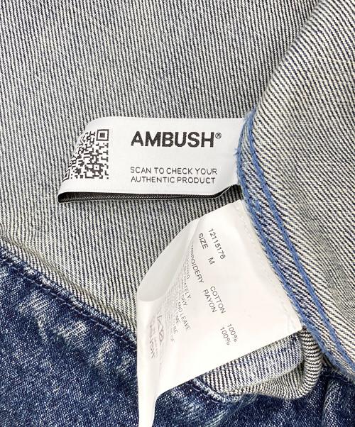 AMBUSH（アンブッシュ）AMBUSH (アンブッシュ) DENIM RIDER JACKET インディゴ サイズ:Mの古着・服飾アイテム