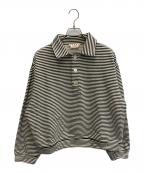MARNIマルニ）の古着「Knitted Polo Roundneck Sweater」｜ホワイト