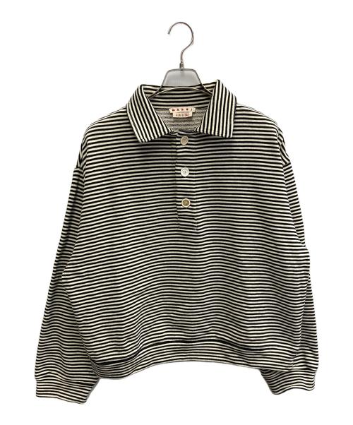 MARNI（マルニ）MARNI (マルニ) Knitted Polo Roundneck Sweater ホワイト サイズ:46の古着・服飾アイテム