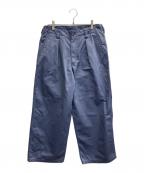 JOURNAL STANDARD relumeジャーナルスタンダード レリューム）の古着「26SS ワイド カット チノパンツ」｜ブルー