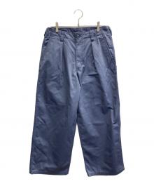 JOURNAL STANDARD relume（ジャーナルスタンダード レリューム）の古着「26SS ワイド カット チノパンツ」｜ブルー
