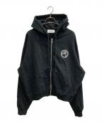 AMBUSHアンブッシュ）の古着「ロゴ ジップアップ フーディー」｜ブラック